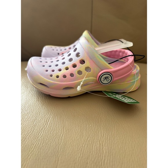 Joybees Other - Joybees Kids C6/7 Pastel Tie Dye Clogs Lightweight Slip On Water Shoes NEW